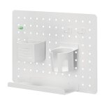 Pegboard, Wall-mounted, Office, 420x320mm, white