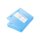 2,5" HDD protection box for 1 HDD, blue
