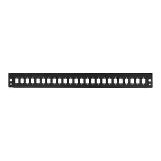 Fiber Front Panel 24 LC-Duplex or SC-Simplex, black