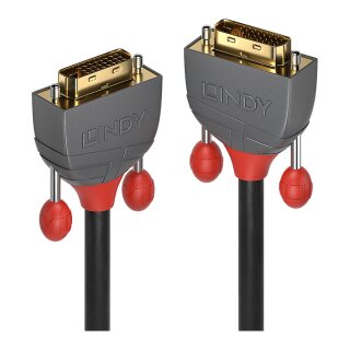 LINDY DVI-D Dual Link Kabel Anthra Line 5m