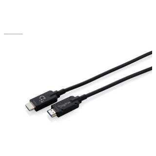 DIGITUS HDMI AOC Glasfaserkabel gepanzert UHD 8K 20m schwarz