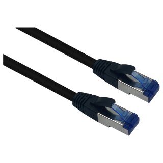 helos Patchkabel Cat.6a Outdoor AWG 26/1 schwarz 7,5m
