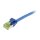 Synergy21 Patchkabel RJ45, CAT6A 500Mhz, 2m, blau, S-STP(S/FTP), slimline rund d=4,5mm, TPE/LSZH(Superflex), AWG28, mit CAT7 Rohkabel,