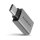 AXAGON USB-C 3.1 M auf USB-A F Adapter, Aluminium - schwarz