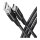 AXAGON BUCM-AM10AB USB-C zu USB-A Kabel, 1m, USB 2.0, 3A, geflochten - schwarz