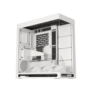 HAVN HS 420 VGPU PC-Gehäuse, Midi-Tower, E-ATX, Tempered Glass, PCIe 5.0 Riser Kabel - weiß