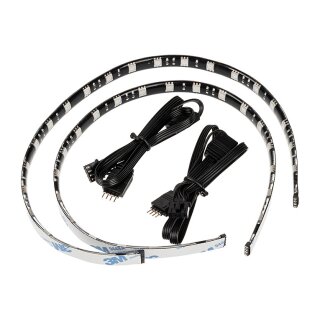 BitFenix Alchemy 2.0 Magnetic RGB-LED-Strip Kit - 2x 40cm, 2x 21 LEDs