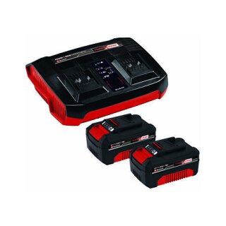 2x 4,0Ah & Twincharger Kit (schwarz/rot)