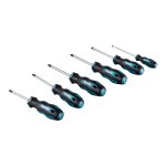 Schraubendreher-Set E-10528, 6-teilig (schwarz/blau,...