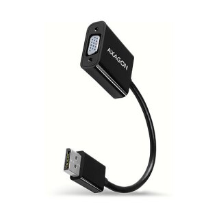 AXAGON RVD-VGN DisplayPort auf VGA Adapter, WUXGA - schwarz