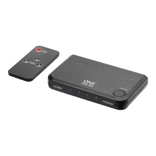 One for all Intelligenter HDMI-Switch SV1632 4K, HDMI Switch (schwarz, Full-HD HDMI Umschalter)