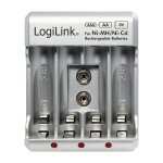 Battery Charger, 4x AA or 4x AAA and 1x 9V battery