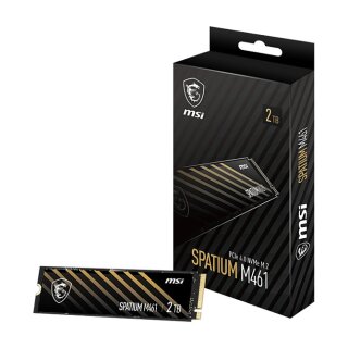 2TB MSI Spatium M461 (M.2 2280) PCIe Gen4 x4 NVMe