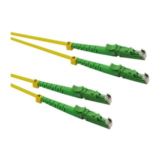 ROLINE LWL-Kabel duplex 9/125m OS2, LSH/LSH, APC Schliff, LSOH, gelb, 3 m