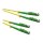 ROLINE LWL-Kabel duplex 9/125m OS2, LSH/LSH, APC Schliff, LSOH, gelb, 3 m