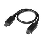 StarTech USB OTG Cable - Micro USB to Micro USB - M/M - 8in.