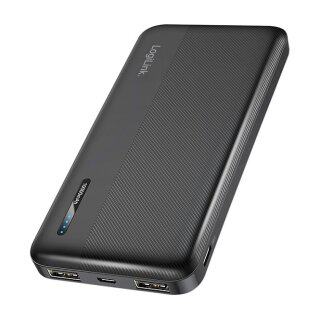 Logilink Mobile Power Bank, LiPo, 10.000 mAh, USB-C in/out, black