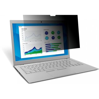 3M Blickschutzfilter für 13.3" Breitbild Notebooks mit COMPLY Befestigungssystem