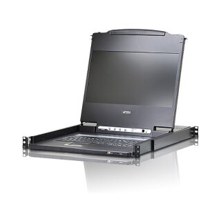 KVM LCD Console 17.3" Widescreen DVI/HDMI Full HD German ATEN