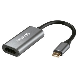 Adapter USB-C (ST) > HDMI (BU) Sandberg Silver