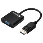 Sandberg DisplayPort 1.2 > VGA (ST-BU) Adapter Schwarz