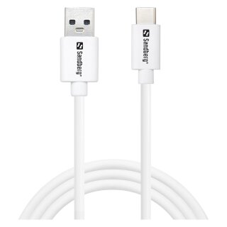 Sandberg USB-C > USB 3.0 (ST-ST) 1m Adapterkabel Weiß