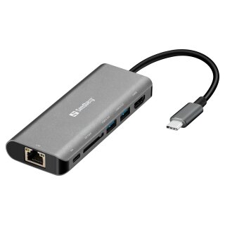Sandberg 136-18 USB-C 6-in-1 PD 100W DisplayDock