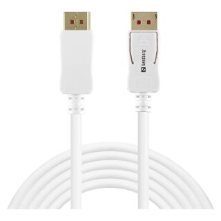 DisplayPort (ST-ST) 2m 8K 120Hz Sandberg White