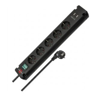 Brennenstuhl Steckdosenleiste Bremounta 5x schwarz 3m