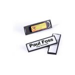 Clip Card Namensschilder schwarz 6.7 cm x 1.7 cm