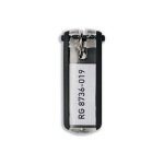 Schlüsselanhänger Key Clip 6 Stück schwarz