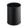 Papierkorb Metall rund 15 Liter schwarz