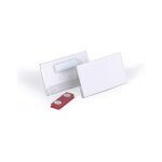 Namensschild m Magnet 40x75mm 25erPck transp