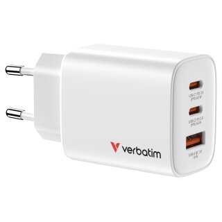 Verbatim Essentials GaN Charger 65W EU plug White