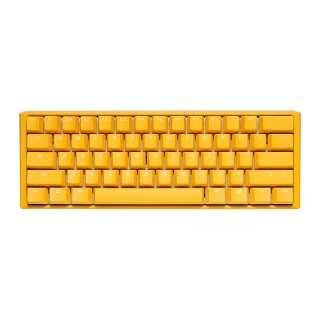 Ducky One 3 Yellow Mini Gaming Tastatur, RGB LED - MX-Red