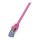 Logilink Patch Cable Cat.6A S/FTP pink 0,50m, PrimeLine