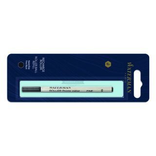 WATERMAN Rollerballmine Schwarz 1 Blister