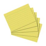 Herlitz Karteikarte A8 liniert ge hf eingeschweißt...