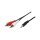 Logilink Audiokabel 1x 3,5mm -> 2x Cinch St/St 5.00m bk