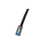 Logilink Outdoor PE Patchkabel CAT.6A S/FTP, schwarz, 20,0m