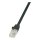 Patch Cable Cat.5e U/UTP 0,25m black