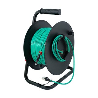 Cat.6A Mobile Cable Reel S/FTP, 80 m, patch cord