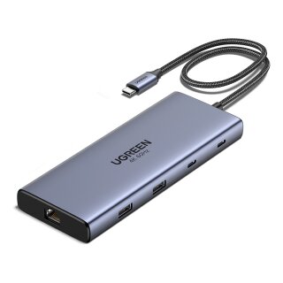 UGREEN Hub 10 en 1 3xUSB3.2/USB-C/HDMI 4K *15596
