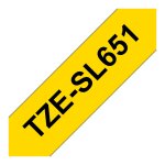 Schriftband Brother 24mm gelb/schwarz 8m TZe-SL651