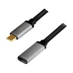 Logilink USB 3.2 Gen2 Type-C cable, C/M to C/F, 10 Gbps,...