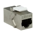 Keystone coupler Cat.6A STP, 2xRJ45, EconLine