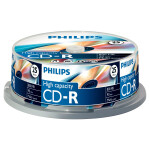 1x25 Philips CD-R 90Min 800MB 40x SP