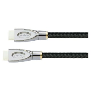 Series Ultra-High-Speed HDMI® 2.1 Kabel, 8K UHD-2 / 4K UHD, Vollmetallstecker, CU, Nylongeflecht, schwarz, 3m