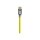 Series Anschlusskabel DisplayPort 1.2 4K2K / UHD, 24K vergoldete Kontakte, OFC, Nylongeflecht gelb, 1m