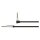 Series Audio Anschlusskabel High-Quality, 4-poliger 3,5mm Klinkenstecker an Klinkenstecker gewinkelt, Textilmantel, schwarz, 0,5m